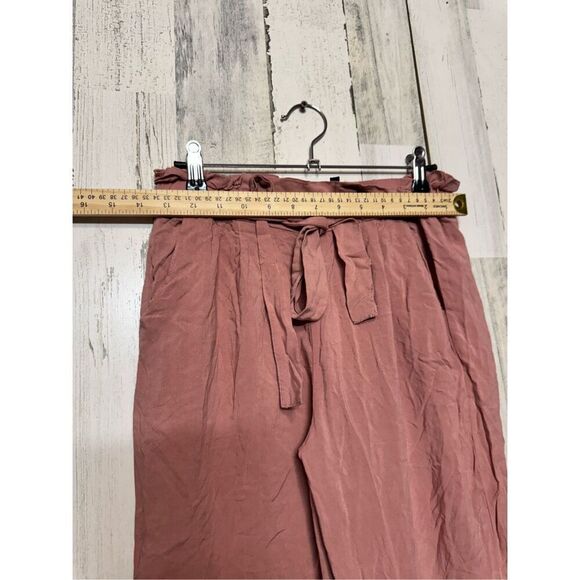 Ambiance Womens comfortable relaxed paper bag pants Size small - Picture 10 of 11